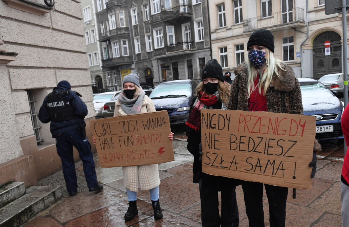 Szczecin: Przesłuchanie organizatorki strajku kobiet