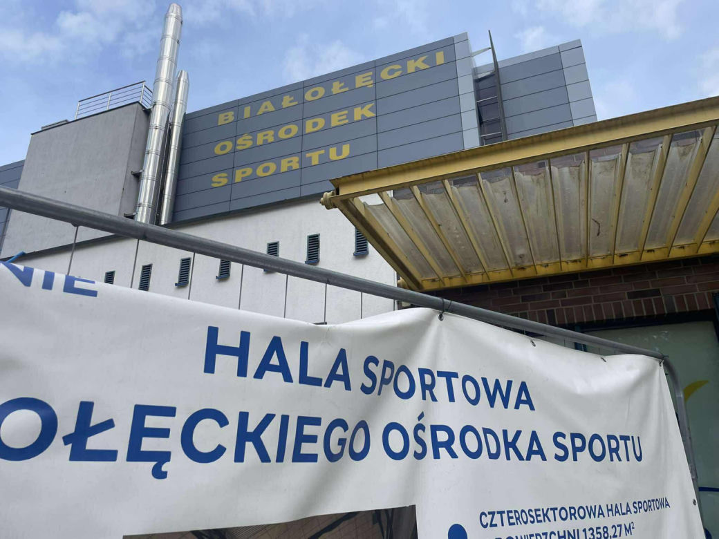 Nowa hala sportowa powstaje na Białołęce (wrzesień 2025)