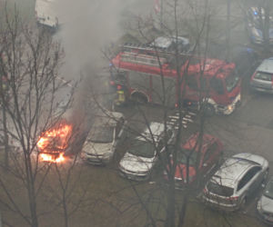Pożar przy ul. Łukowej 1