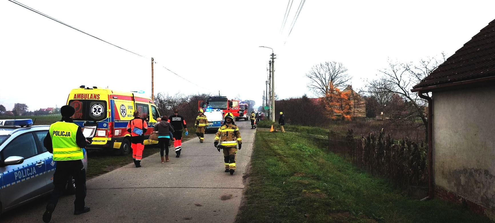 Wypadek obok Sławy