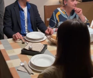 Na dobre i na złe nowy sezon na planie.  Matylda (Amelia Czaja), pani Jadzia (Aldona Jankowska), Michał (Mateusz Janicki)