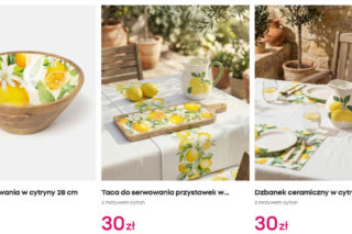 Ta cytrynowa zastawa z Pepco oczaruje każdego. Sprawi, że poczujesz się jak na Wybrzeżu Amalfi!