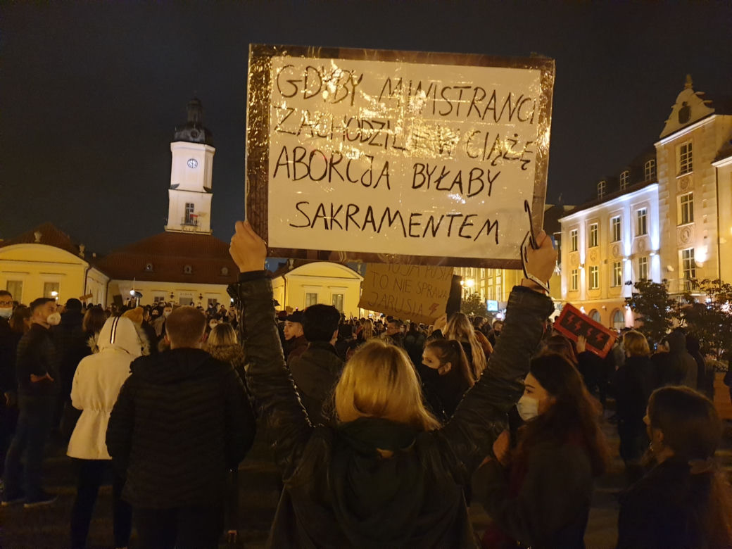 ''Czarny Marsz'' w Białymstoku