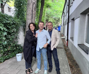 M jak miłość. Paweł (Rafał Mroczek), Artur (Robert Moskwa), Marysia (Małgorzata Pieńkowska)