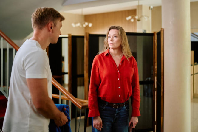 Na Wspólnej odc. 4283. Wiola (Tamara Arciuch), Igor (Jakub Wesołowski)