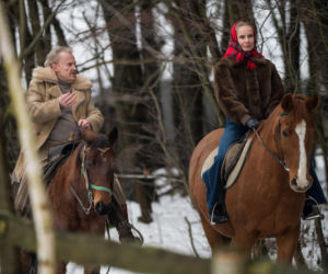 Magdalena Cielecka w spektaklu Teatru Telewizji Wszystko na sprzedaż