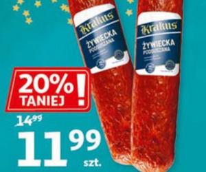  kiełbasa żywiecka 11,99 zł/sztuka