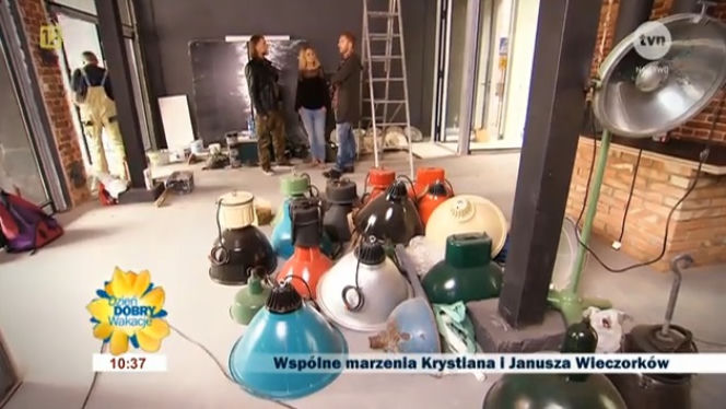 Dzień dobry TVN. Krystian Wieczorek i jego ojciec Janusz w sklepie w Łodzi