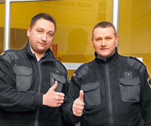 Dziękuję strażnikom za życie