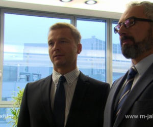 M jak miłość odc. 1055. Adam Werner (Jacek Kopczyński), Andrzej Budzyński (Krystian Wieczorek)