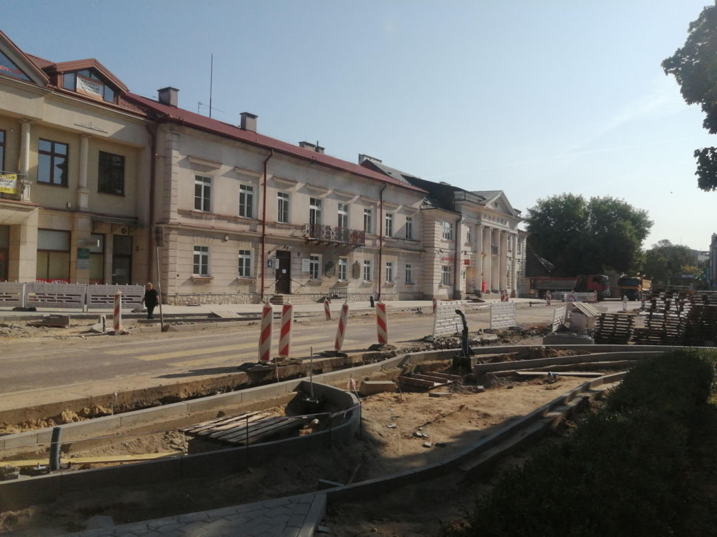 Remont ul. Piłsudskiego w Siedlcach, natrafiono na ciekawe znalezisko