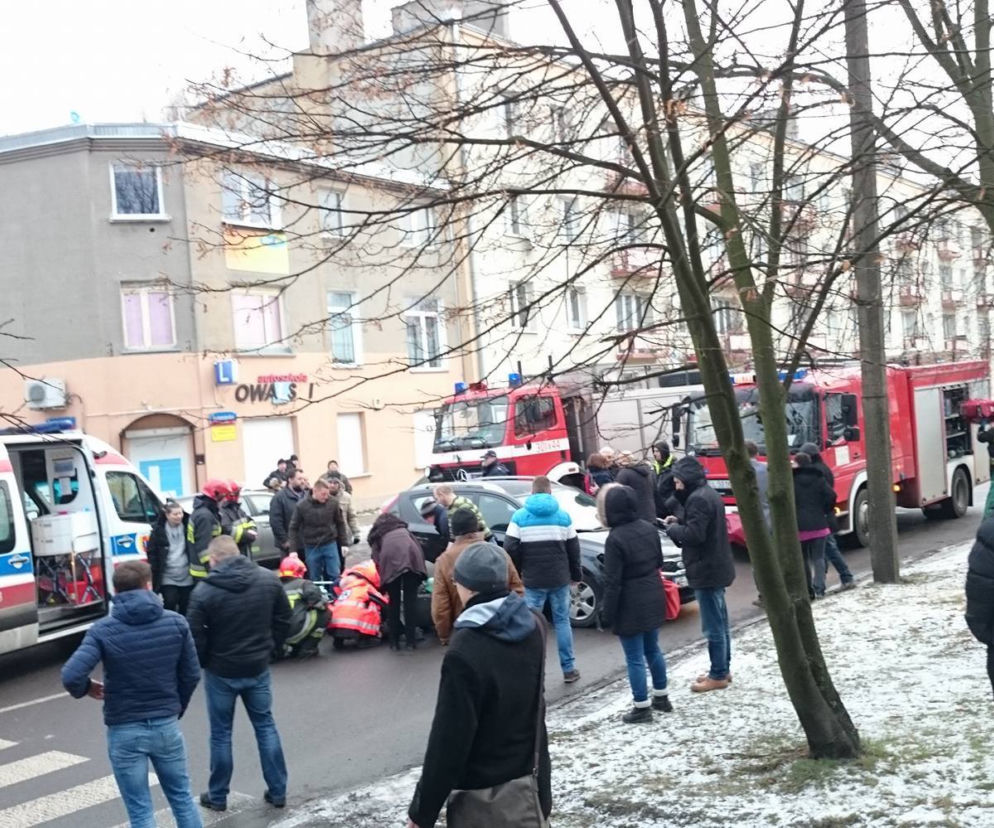 WYPADEK W ŁODZI.