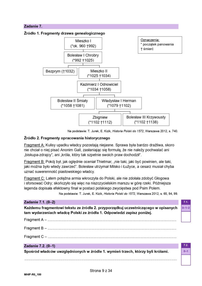 Próbna matura historia 2026. Arkusze i odpowiedzi CKE