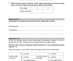 Matura 2021: chemia rozszerzona. Arkusze CKE. Co było na maturze z chemii?
