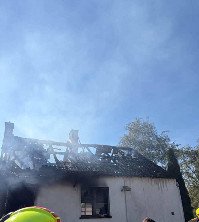 Tragedia pod Żninem. Mężczyzna nie żyje, dom stanął w ogniu! [ZDJĘCIA]
