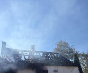 Tragedia pod Żninem. Mężczyzna nie żyje, dom stanął w ogniu! [ZDJĘCIA]