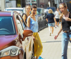 Danuta Stenka na planie Właśnie że tak! Nigdy w życiu 20 lat później
