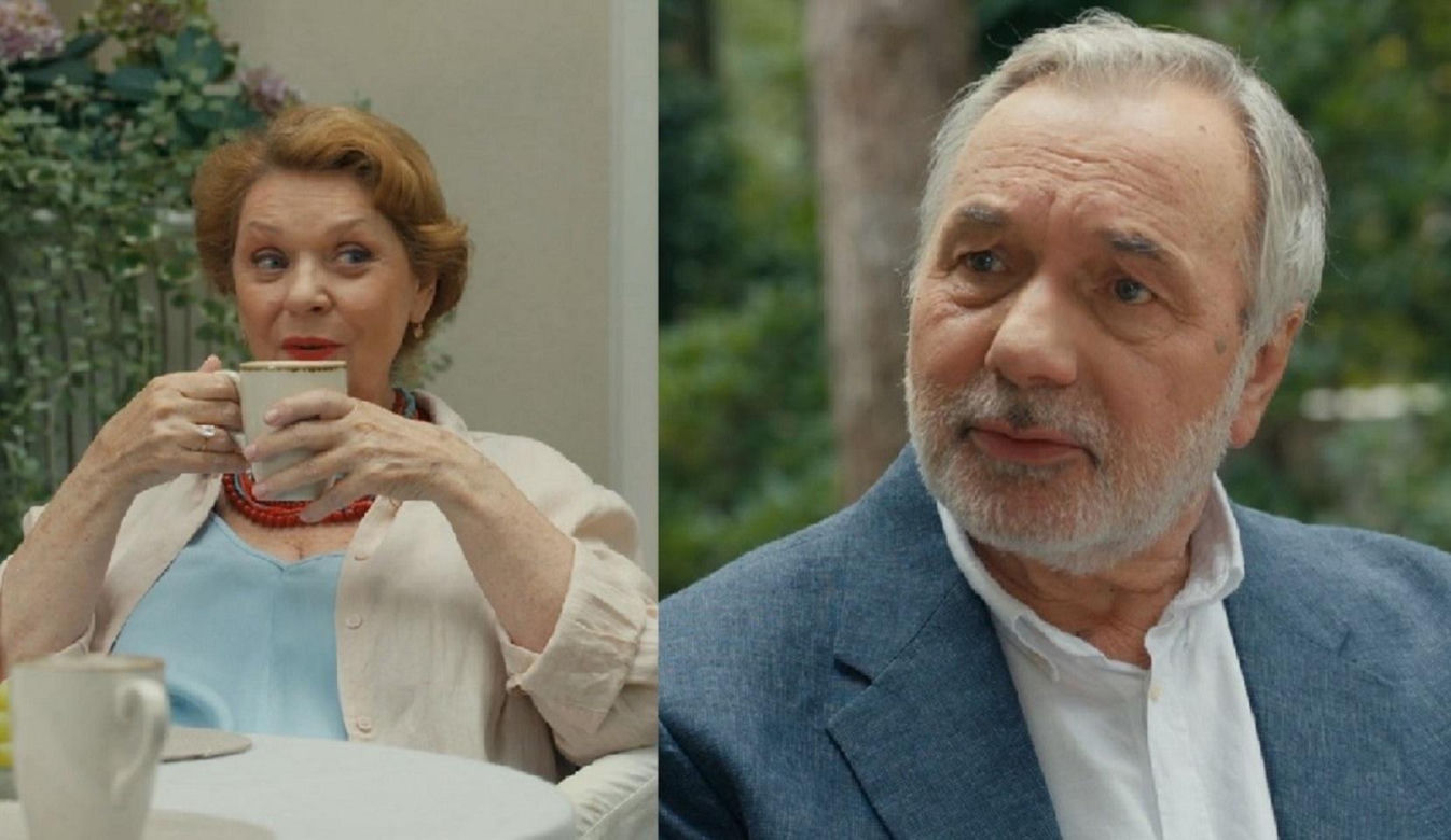Barwy szczęścia, odcinek 3129. Józefina (Elżbieta Jarosik), Andrzej (Leon Charewicz)