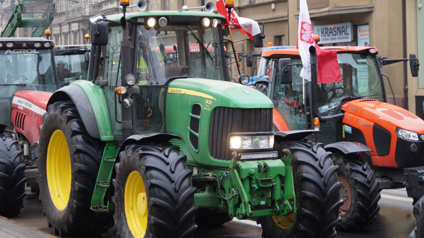 Strajk rolników w Bydgoszczy [ZDJĘIA]