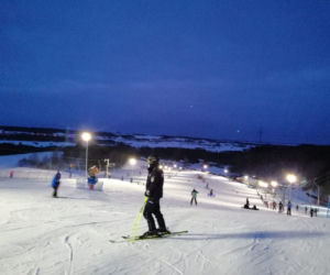 Policja na stoku narciarskim
