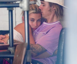 Hailey Baldwin całuje Justin Bieber