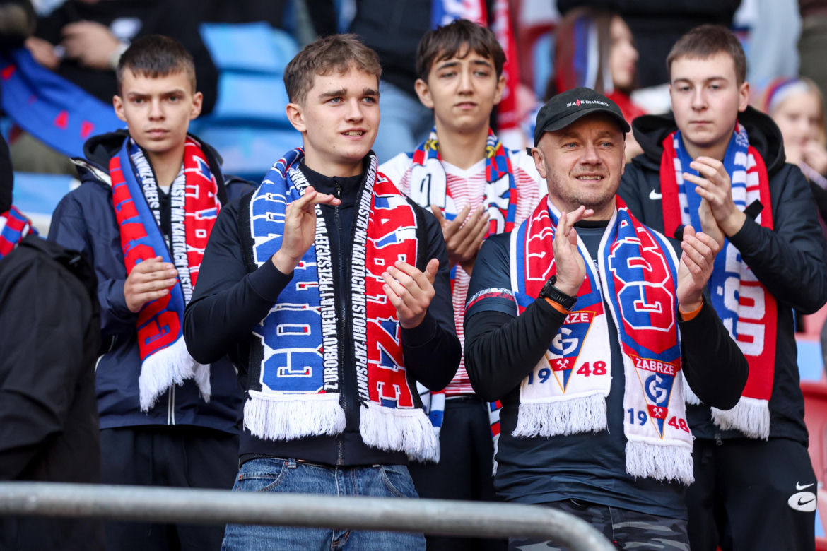 Zdjęcia kibiców i zawodników z derbów Górnego Śląska