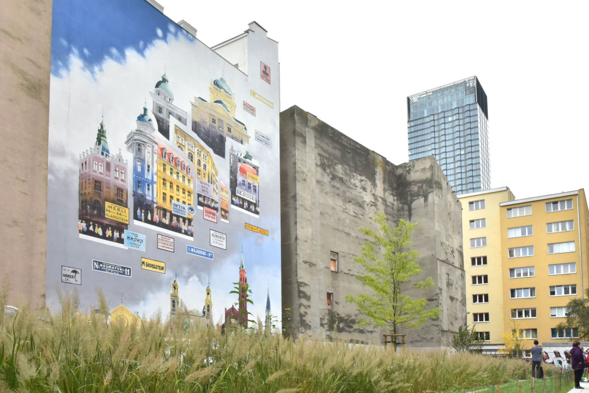Nowy mural w Śródmieściu