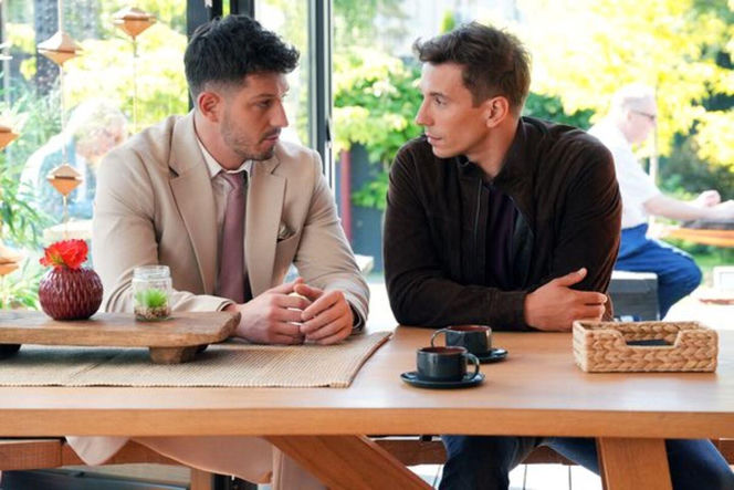 Barwy szczęścia odc. 3268. Tomasz Kępski (Jakub Sokołowski), Justin (Jasper Sołtysiewicz)