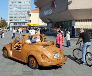 Drewniany Volkswagen Garbus
