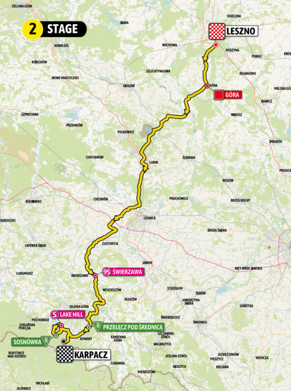 80. Tour De Pologne [29.07-04.08.2023]. Jak będzie przebiegać trasa wyścigu?