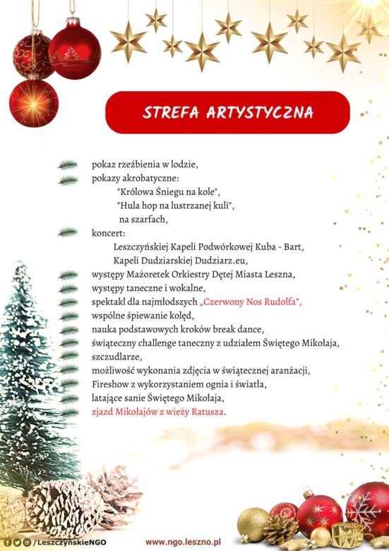 W niedzielę Ekstremalne Mikołajki z NGO. Na Rynku w Lesznie będzie dużo się działo