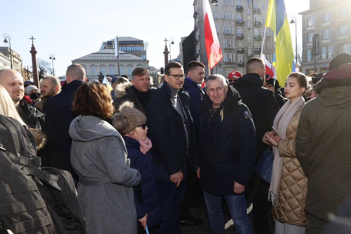 Warszawa. Manifestacji pod hasłem: Matki wołają przestańcie strzelać do dzieci!