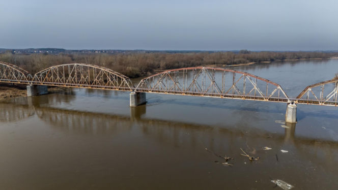 Stary most nad Wisłą w Górze Kalwarii
