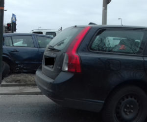 Wypadek na ul. Tischnera w Krakowie