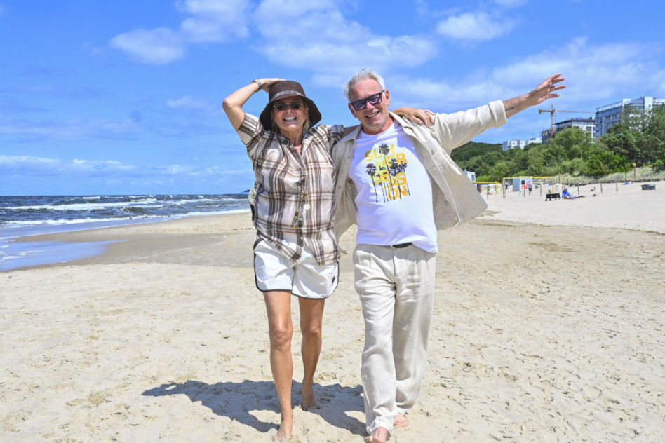 Monika i Robert Janowscy szaleli w Międzyzdrojach. Ależ oni się kochają!