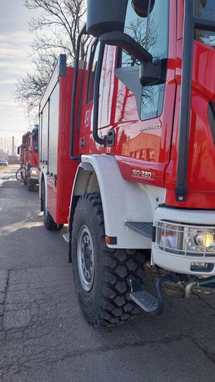 Pożar na osiedlu Bugaj w Starachowicach