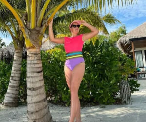 Jelena Ostapenko na wakacjach