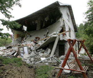 Kłodne - osuwisko