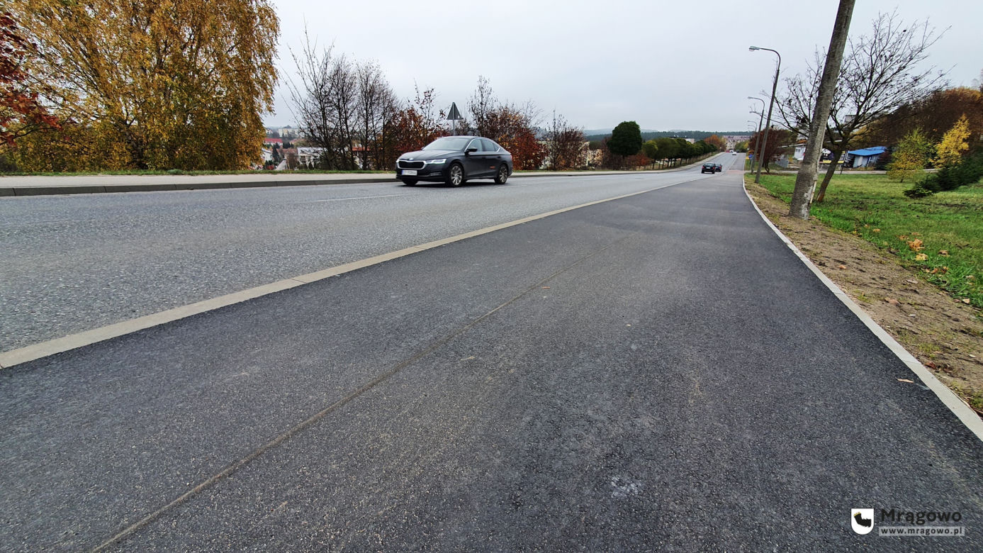 Mazurska Pętla Rowerowa coraz bliżej. Nowe ścieżki rowerowe w Mrągowie już dostępne [ZDJĘCIA]