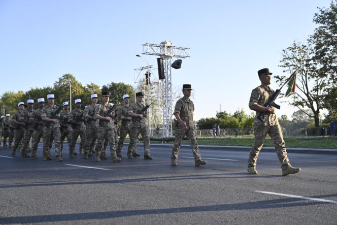 Próba generalna defilady wojskowej w Warszawie