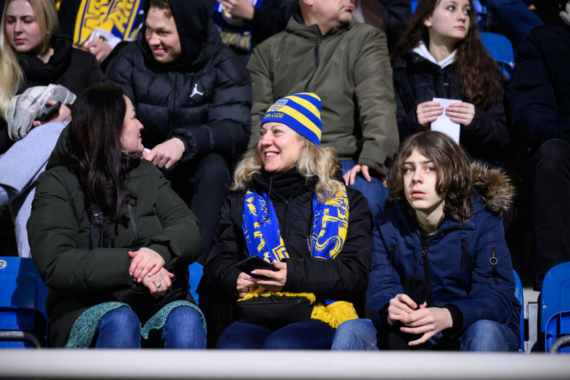 Arka Gdynia - Lechia Gdańsk: Zdjęcia kibiców z derbów Trójmiasta w ramach 23. kolejki PKO BP Ekstraklasy