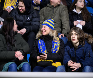 Arka Gdynia - Lechia Gdańsk: Zdjęcia kibiców z derbów Trójmiasta w ramach 23. kolejki PKO BP Ekstraklasy