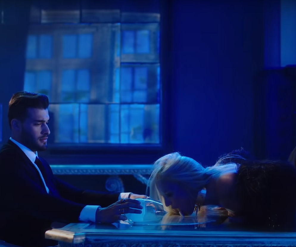 Britney Spears i Sam Asghari w teledysku