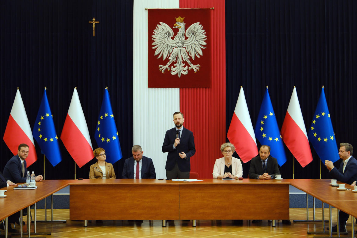 Briefing prasowy wicepremiera Władysława Kosiniaka-Kamysza