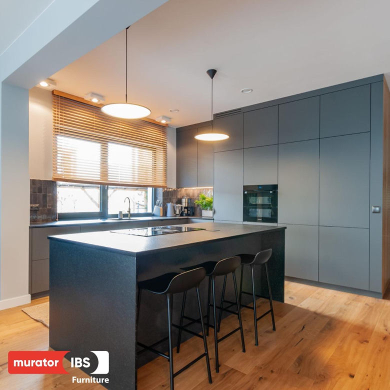 Wyspa kuchenna wykonana przez Murator Furniture