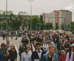 2. Nightskating Białystok. Weselny przejazd na rolkach