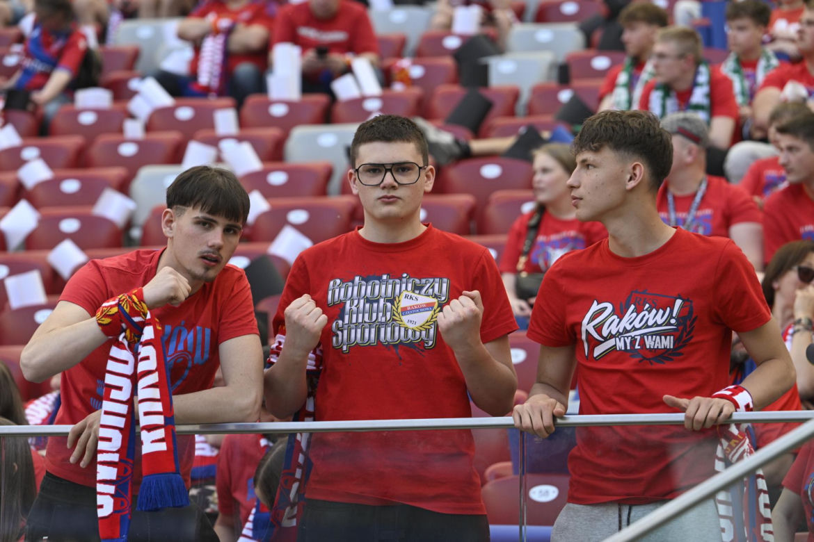 Kibice na finale Pucharu Polski: Górnik - Raków