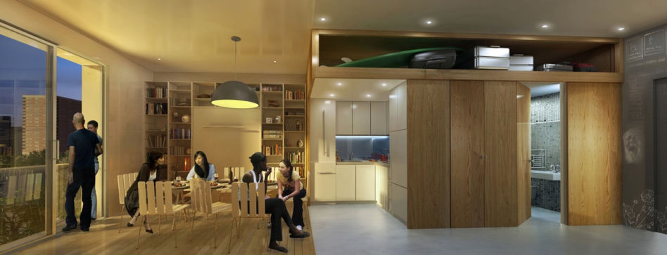 Modułowy mikroapartamentowiec na Manhattanie