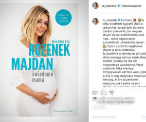Małgorzata Rozenek - Majdan po porodzie wraca do pracy