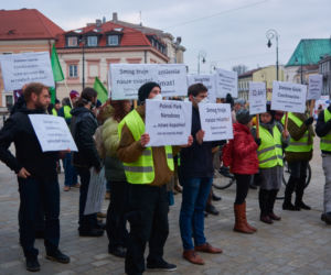 Przeciwko zabudowie Górek Czechowskich. „Strajk dla Ziemi” w centrum Lublina